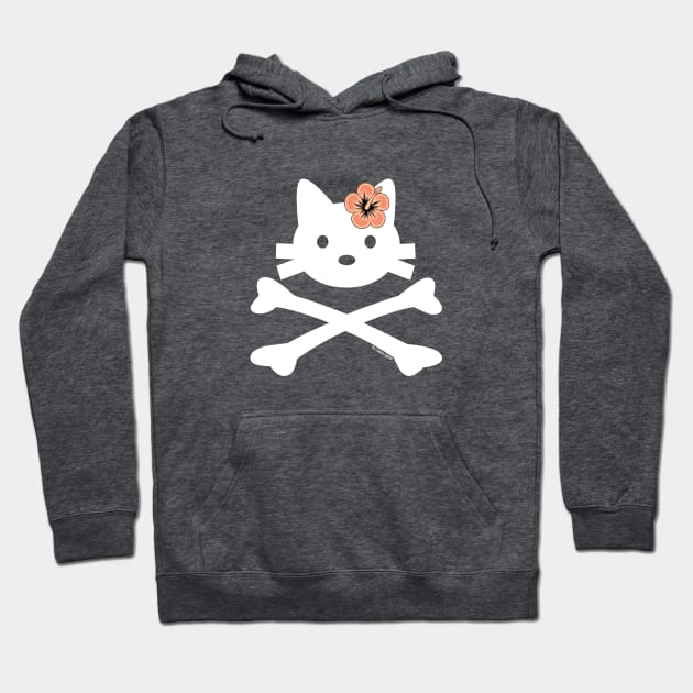 Kitty X-Bones Hawaii T-Shirt Hoodie by jrotem